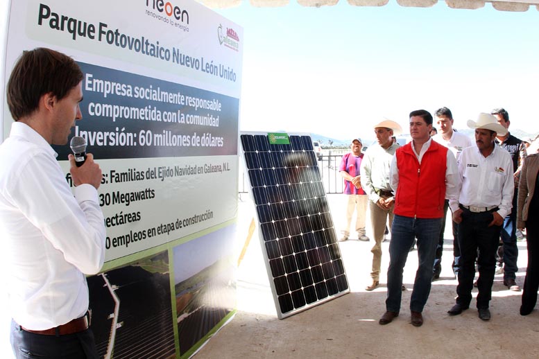 Cien mil paneles producirán 30 megawatts de potencia solar. 