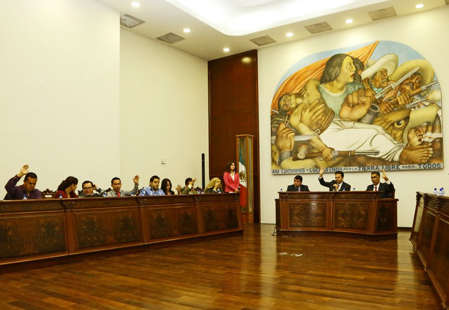 El documento que será ahora enviado al Congreso local para su revisión. 
