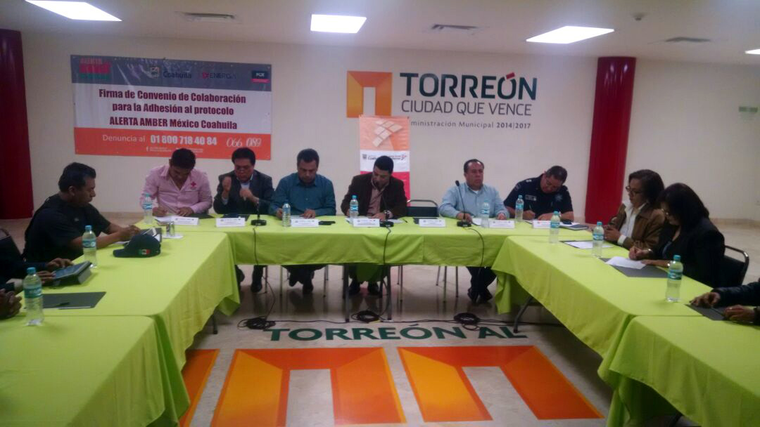 Firma del convenio para mejorar respuesta y operación de la Alerta Amber.