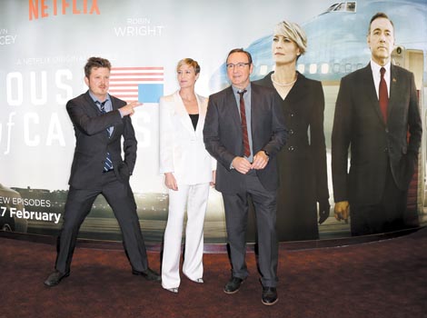 Los protagonistas presentaron la serie en Londres.