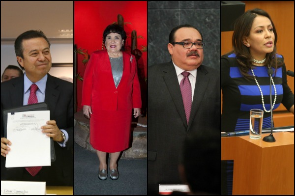 En la lista de candidatos a diputados plurinominales del PRI está César Camacho, Carmen Salinas, Jorge Carlos Ramírez Marín y Mariana Benítez.