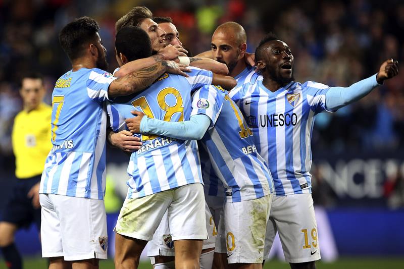Málaga sumó otra victoria en la Liga española