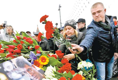 Para hoy se espera una demostración de duelo en recuerdo del adversario de Vladímir Putin.