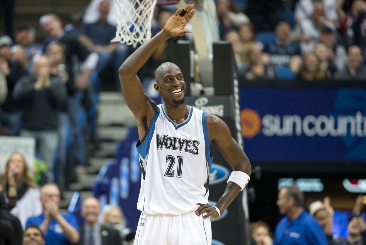 Kevin Garnett, jugador de los Timberwolves
