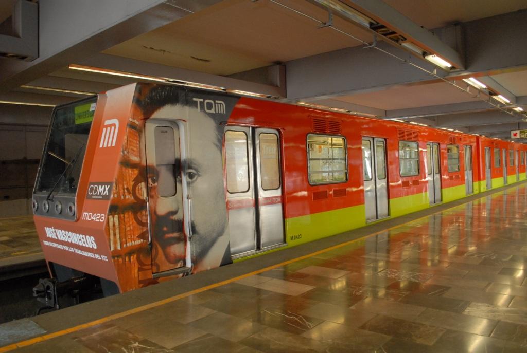 El Metro en honor a José Vasconcelos fue colocado en la Línea 3. 