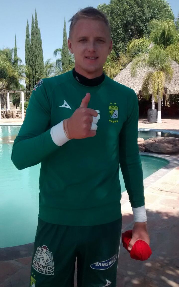 William Yarbroug en el entrenamiento