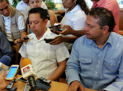 El candidato de MORENA al gobierno del estado, Pablo Amílcar Sandoval. 