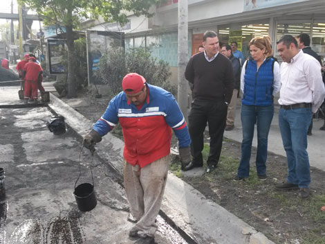 La alcaldesa Margarita Arellanes dijo trabajan 24 horas del día para combatir este problema.