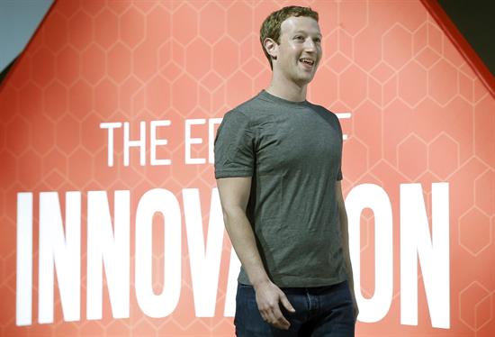 Mark Zuckerberg durante su participación en el Mobile World Congress 2015.