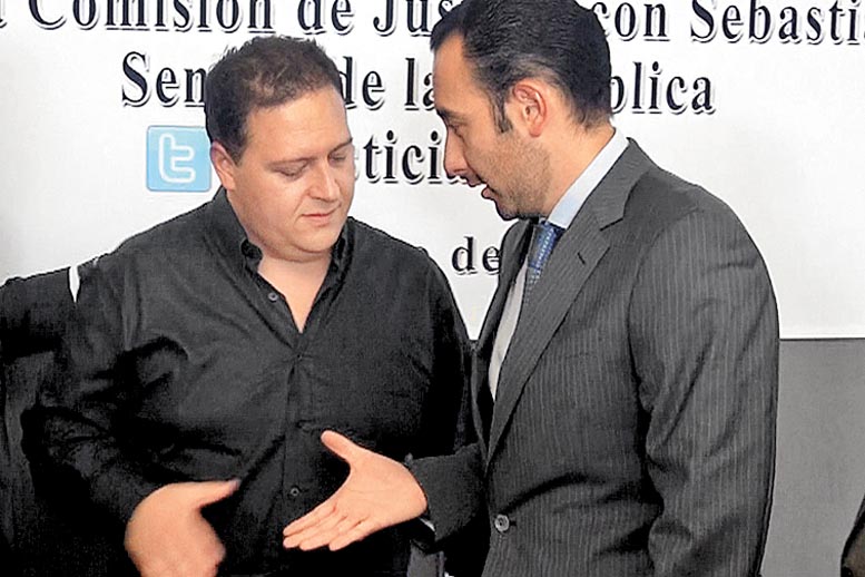 El colombiano asistió al Senado a dar su testimonio.