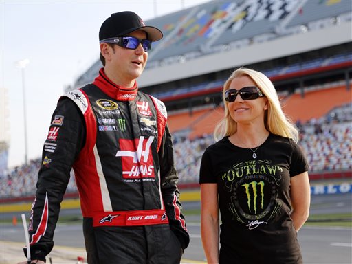 Kurt Busch y su entonces novia Patricia Driscoll
