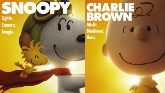 Snoopy y Charlie Brown, amigos inseparables. 