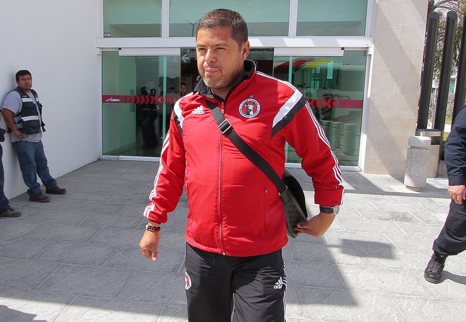 El equipo de Xolos de Tijuana llegó a la ciudad de Torreón para enfrentar la jornada 9 del Clausura 2015 contra Santos Laguna.