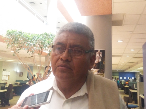 El líder de la CETEG, Ramos Ramos Reyes Guerrero.