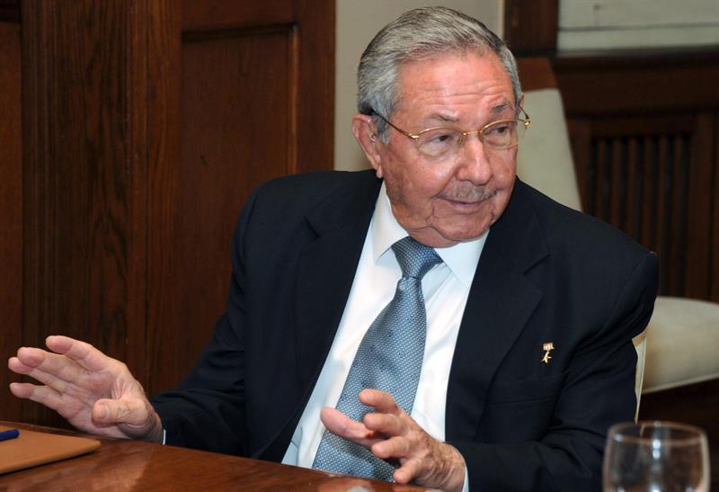 El presidente de Cuba, Raúl Castro, durante su reciente visita a Montevideo en la toma de posesión de Tabaré Vázquez