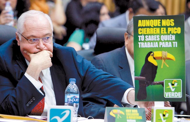 Jorge Herrera, representante del partido ante el instituto electoral. 