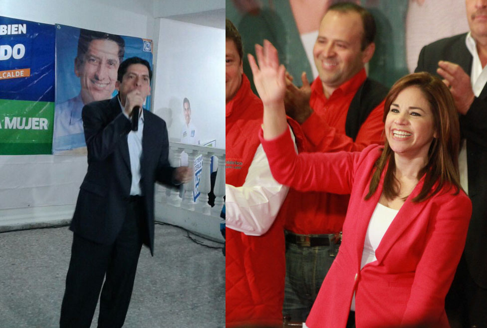 Los aspirantes del PRI y PAN hicieron propuestas a favor de la mujer.