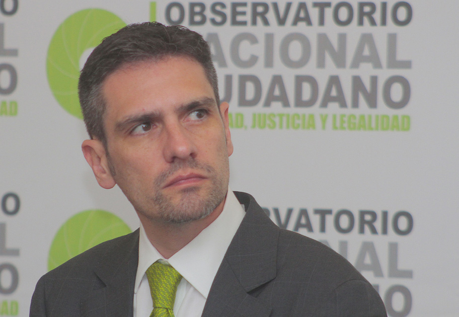 Francisco Rivas, director del Observatorio Nacional Ciudadano.