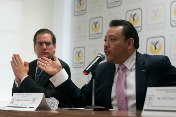 Héctor Serrano, secretario de Gobierno del DF.