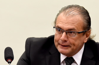 Pedro Barusco, durante su intervención ante la comisión parlamentaria de la cámara de diputados
