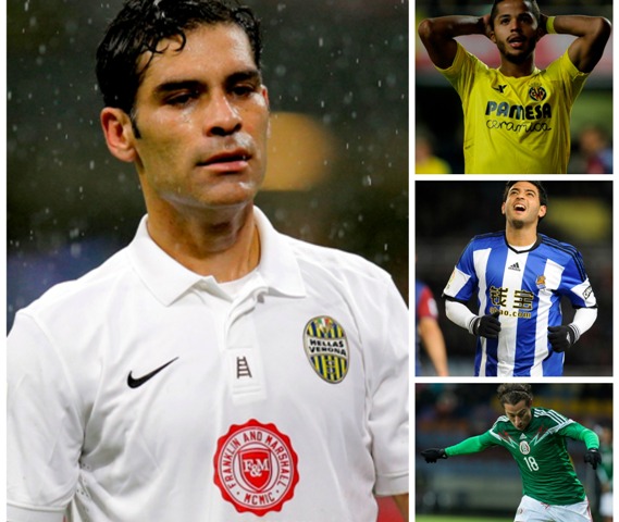 Rafael Márquez, Giovani Dos Santos, Carlos Vela y Andrés Guardado han sufrido de lesiones que los han apartado del Tri