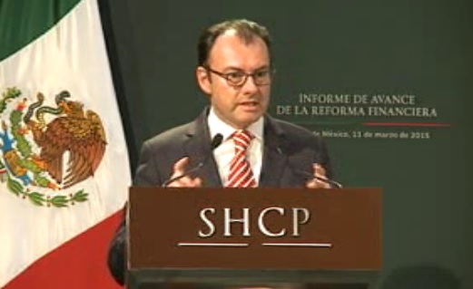 El secretario de Hacienda, Luis Videgaray 