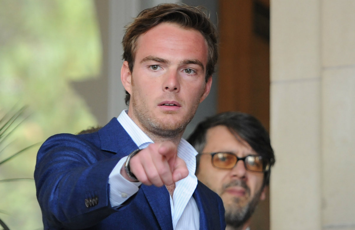 Giedo van der Garde, a la salida de la Corte Australiana 
