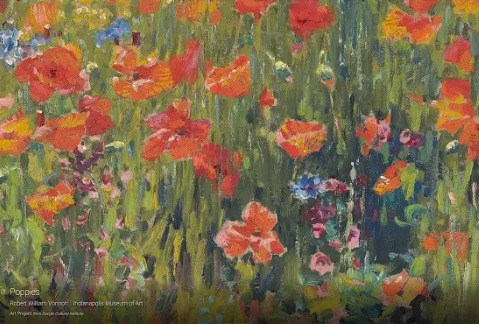 Poppies de Robert William Vonnoh