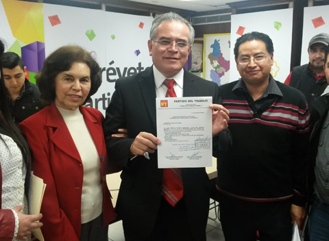 Asael Sepúlveda fue inscrito esta tarde en la CEE.