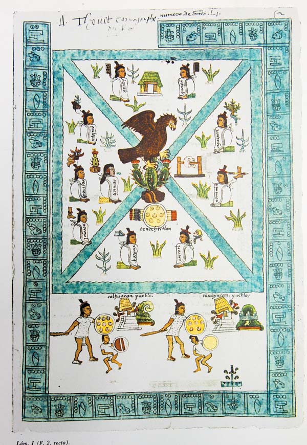 Códice Mendocino, manuscrito mexicano del siglo XVI.