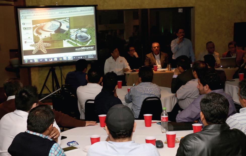 Empresarios de Madero expusieron al Colegio de Arquitectos el proyecto del acuario.