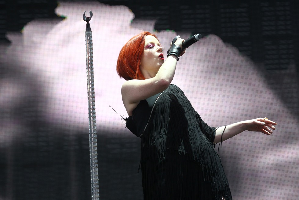 Garbage se apoderó del escenario principal en el Foro Sol. 