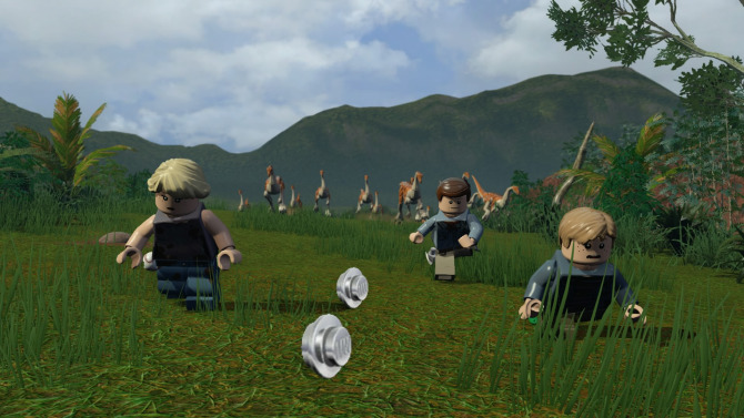 El mundo Lego atacado por los dinosaurios. 