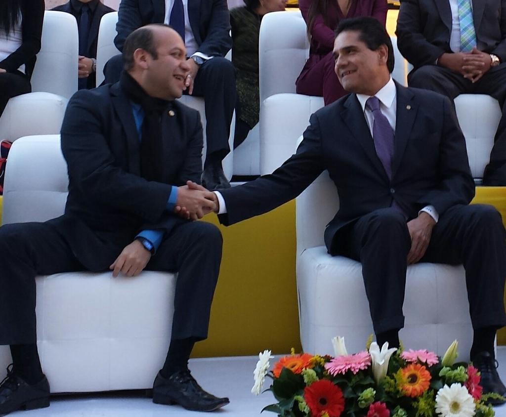 Julio César Moreno y Silvano Aureoles.