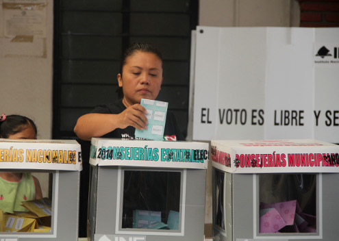 El presidente de la junta local del Instituto Nacional Electoral, David Alejandro Delgado Arroyo, dijo que sólo el 30 % de las casillas estarán en pla