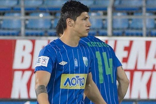 Alan Pulido, delantero mexicano, en las filas del Levadiakos de Grecia 