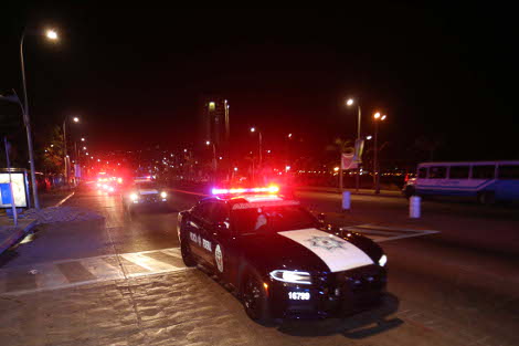 Elementos de la Policía Federal llegaron para reforzar la seguridad. 
