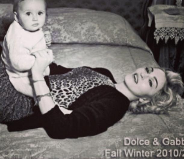 La imagen que compartió Madonna. 