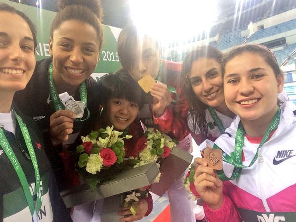 Paola Espinosa y Dolores Hernández ganaron medalla de bronce 