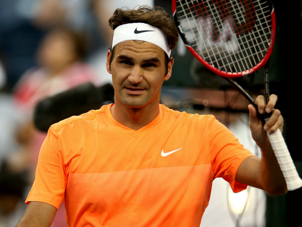 Roger Federer después del duelo ante Tomas Berdych  