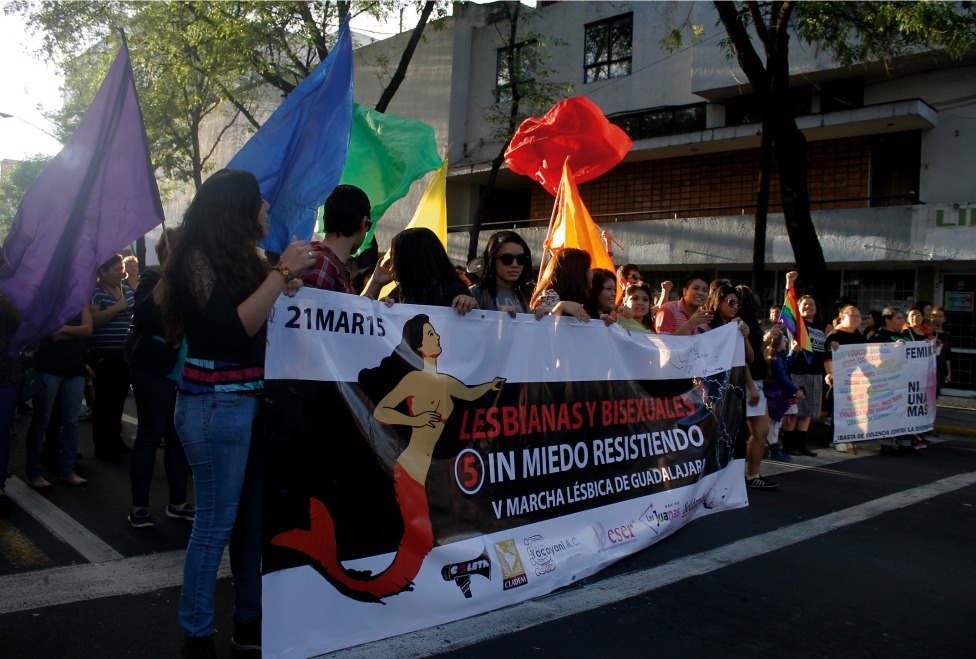 Marchan lesbianas para exigir alerta de género en Jalisco