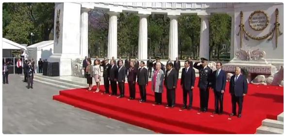 Montan Guardia de Honor por Aniversario del Natalicio de Benito Juárez. 
