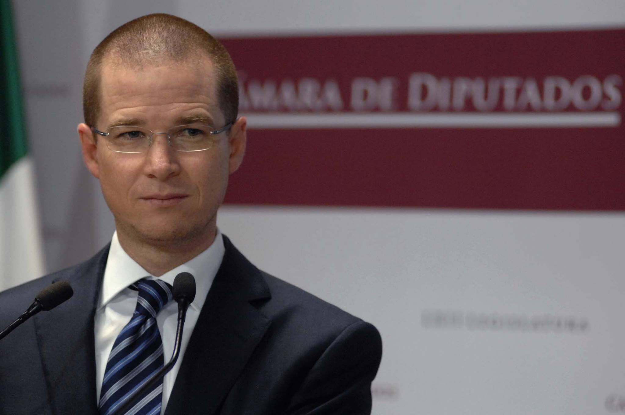 Ricardo Anaya, coordinador de la bancada del PAN en San Lázaro. 