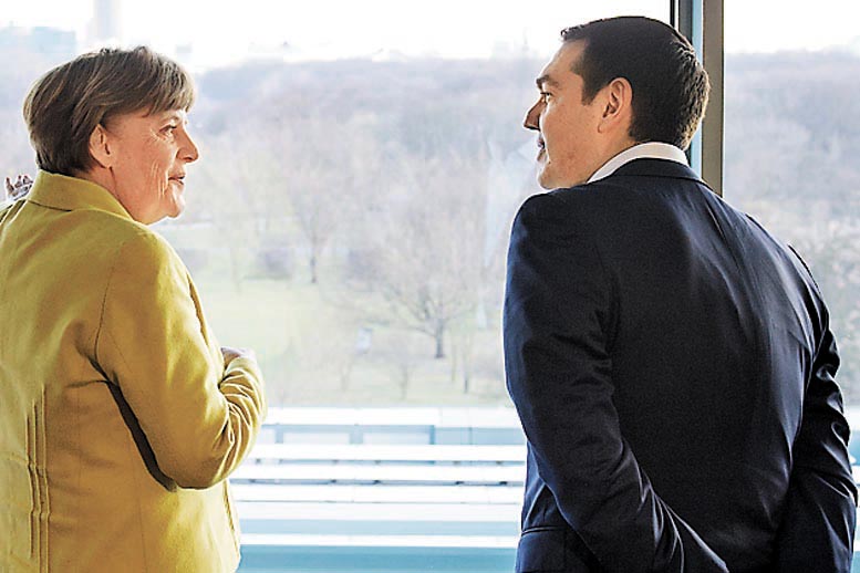 Ambos mandatarios se reunieron en Berlín.
