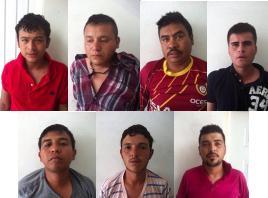 Los presuntos delincuentes fueron detenidos el pasado domingo.