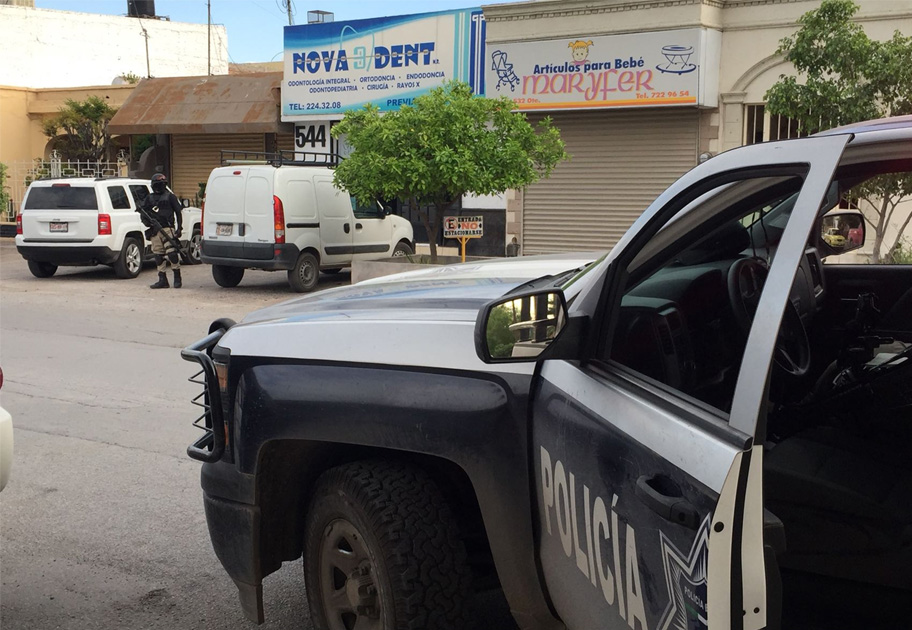 Asaltan consultorio dental y son perseguidos