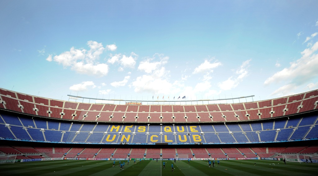 Camp Nou, casa del Barcelona 
