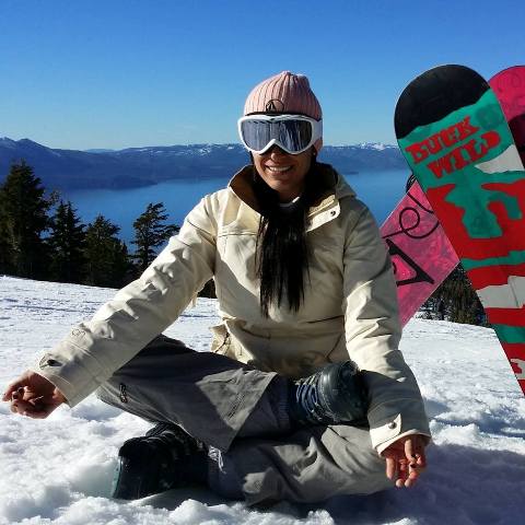 Daniela Ayón en Heavenly Ski Resort, Lake Tahoe