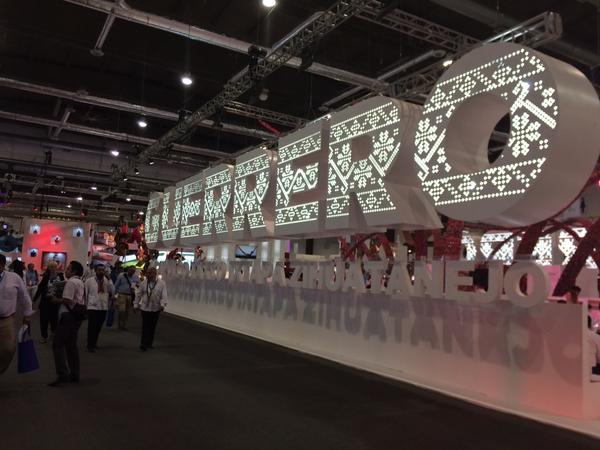 El stand de Guerrero, estado anfitrión del Tianguis Turístico 2015.