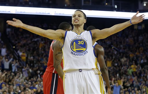 Stephen Curry (30), elemento de los Warriors 
